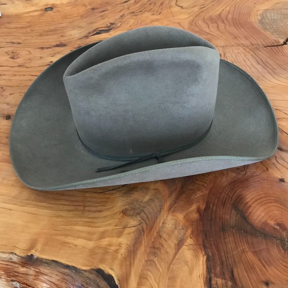 Vintage Brown Western Hat 7x Beaver Quality Felt